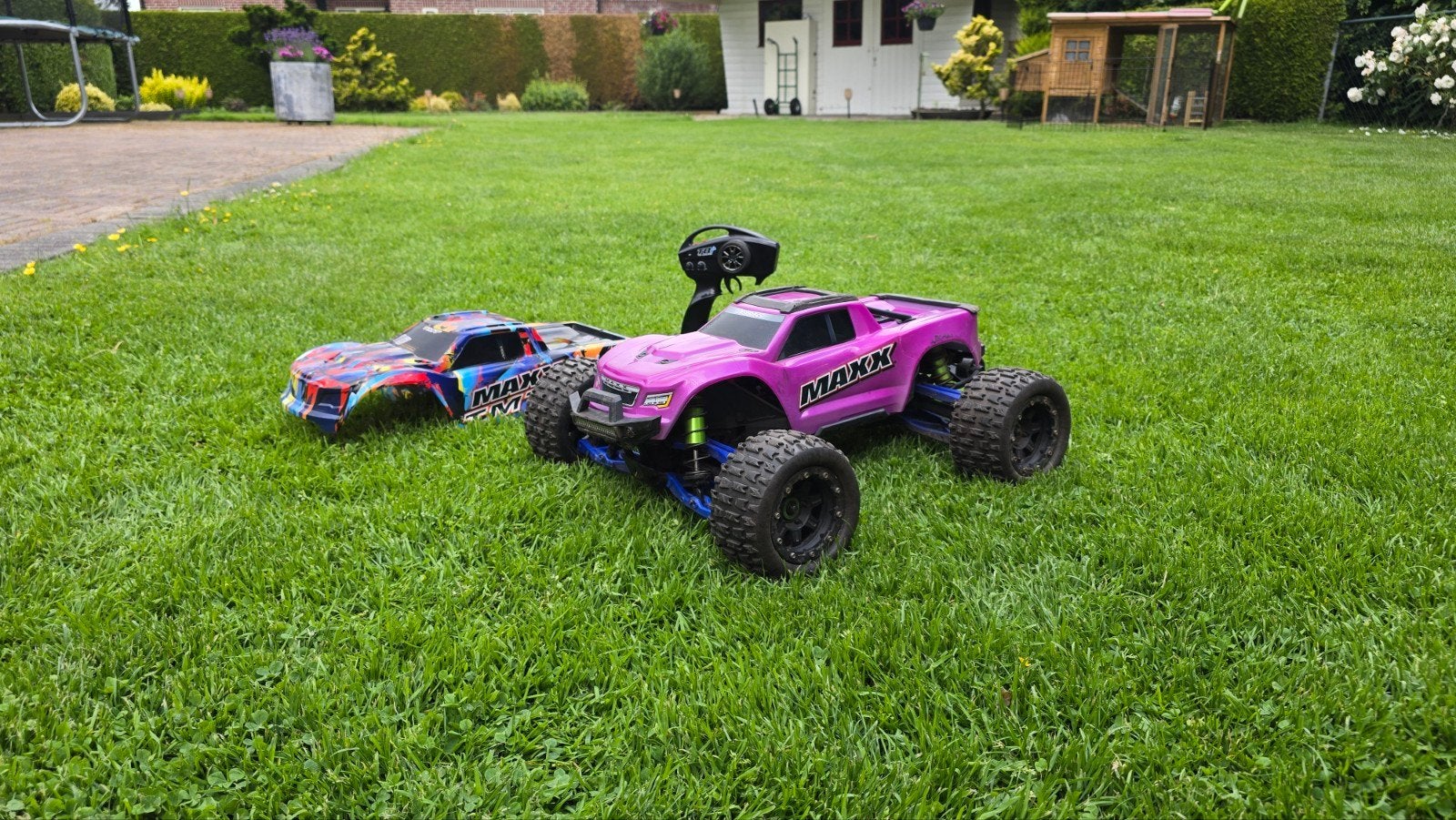 Traxxas Maxx v1 wide maxx 4s, Ophalen of Verzenden, Overige schalen, Auto offroad