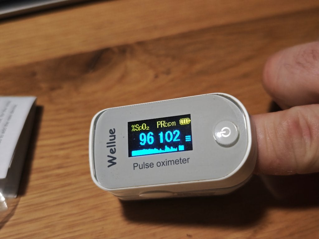 Wellue FS20F Pulse Oximeter oled Bluetooth app, Ophalen of Verzenden, Zo goed als nieuw, Overige typen