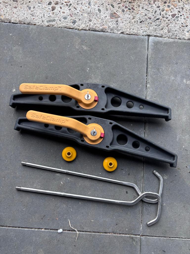 Rhino Safeclamp set 2 stuks nieuw, Ophalen of Verzenden, Nieuw, Minder dan 2 meter