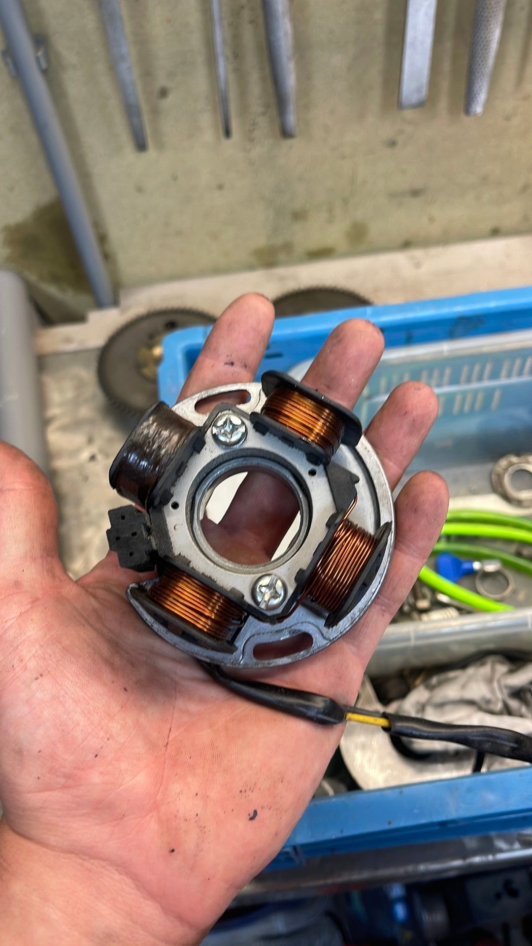 Tomos onsteking elektrisch (werking geeeen idee), Ophalen