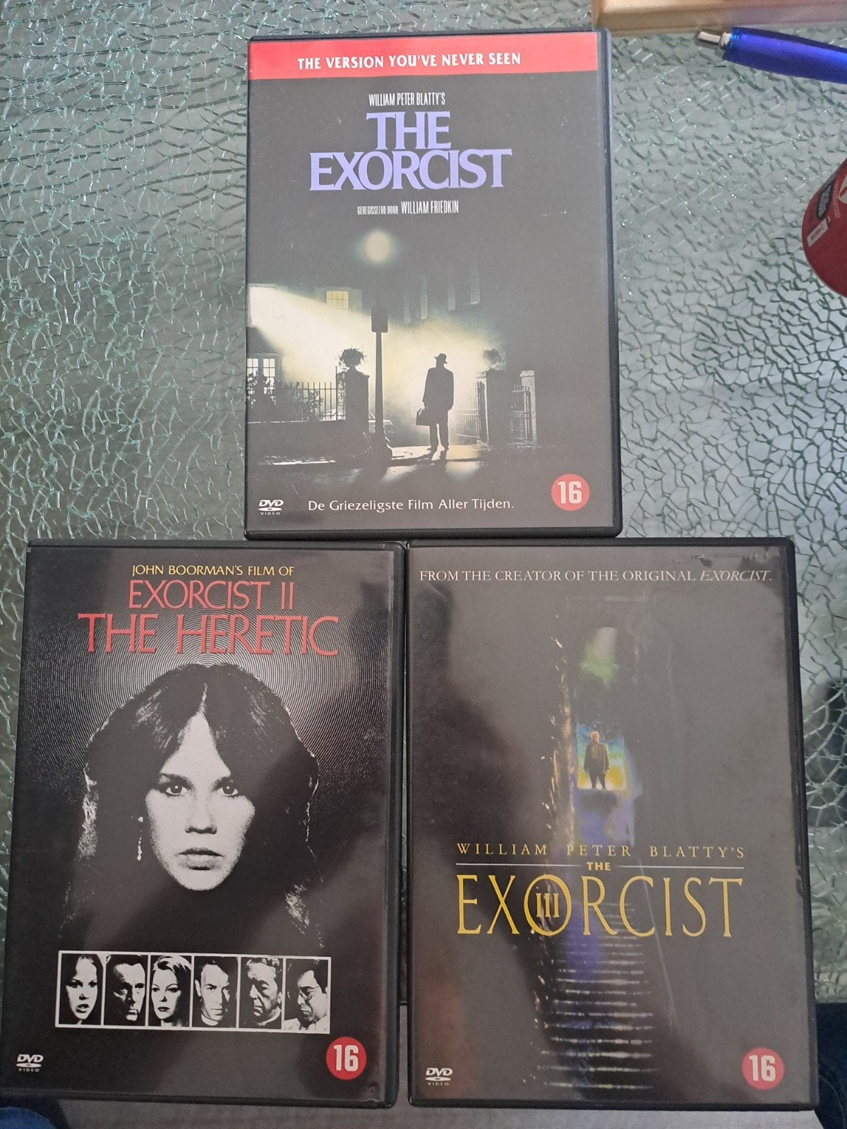 The exorcist 1,2 en 3 (dvd), Alle leeftijden, Ophalen of Verzenden, Zo goed als nieuw, Overige genres