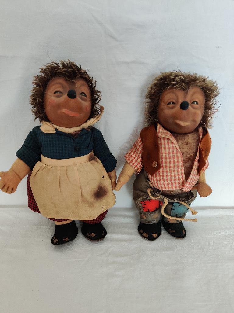 Steiff Micki & Mecki 28 cm., Antiek en Kunst, Antiek | Speelgoed, Ophalen