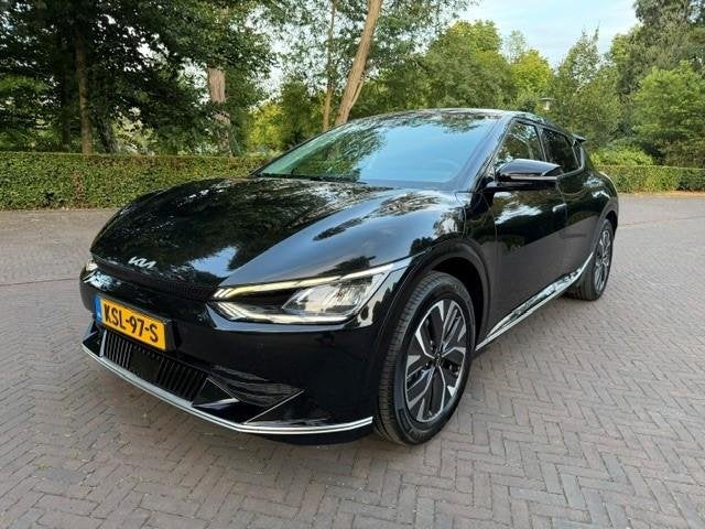 Kia Ev6 Plus 77,4kWh SOH 100%/Leer/Acruise/Camera/Fabrieksga, Auto's, Kia, Automaat, 228 pk, Achterwielaandrijving, Gebruikt