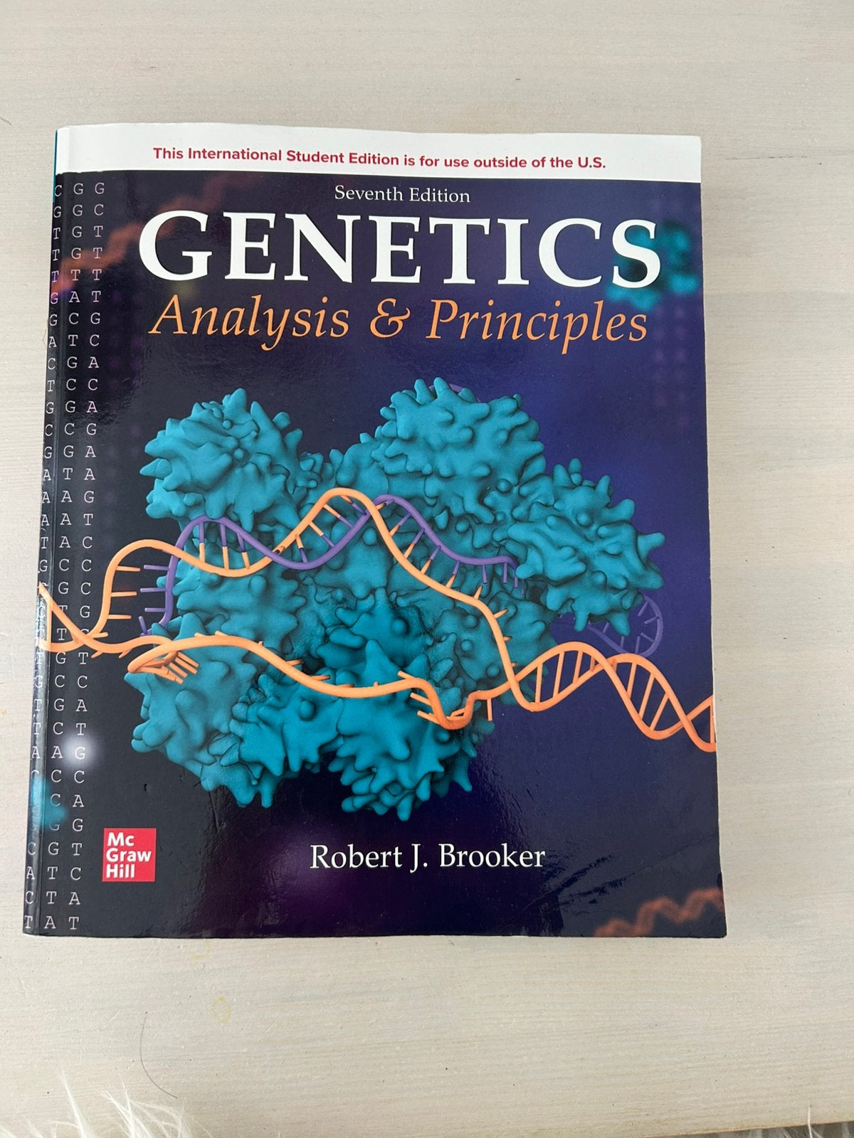 Studieboek Genetics analysis & principles, Ophalen of Verzenden, Beta, Zo goed als nieuw, WO