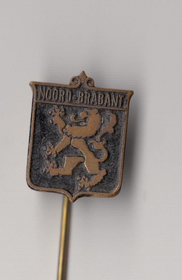 Noord Brabant Provincie wapen speldje, Gebruikt, Niet vindbaar, Niet vindbaar, Speldje of Pin