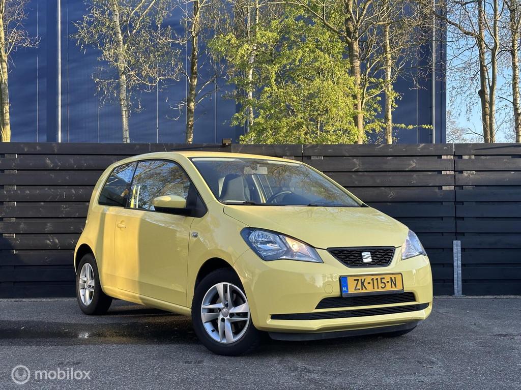 Seat Mii 1.0 Style Chic | Airco | All-season | 2012 | GEEL |, Voorwielaandrijving, Euro 5, Gebruikt, Mii