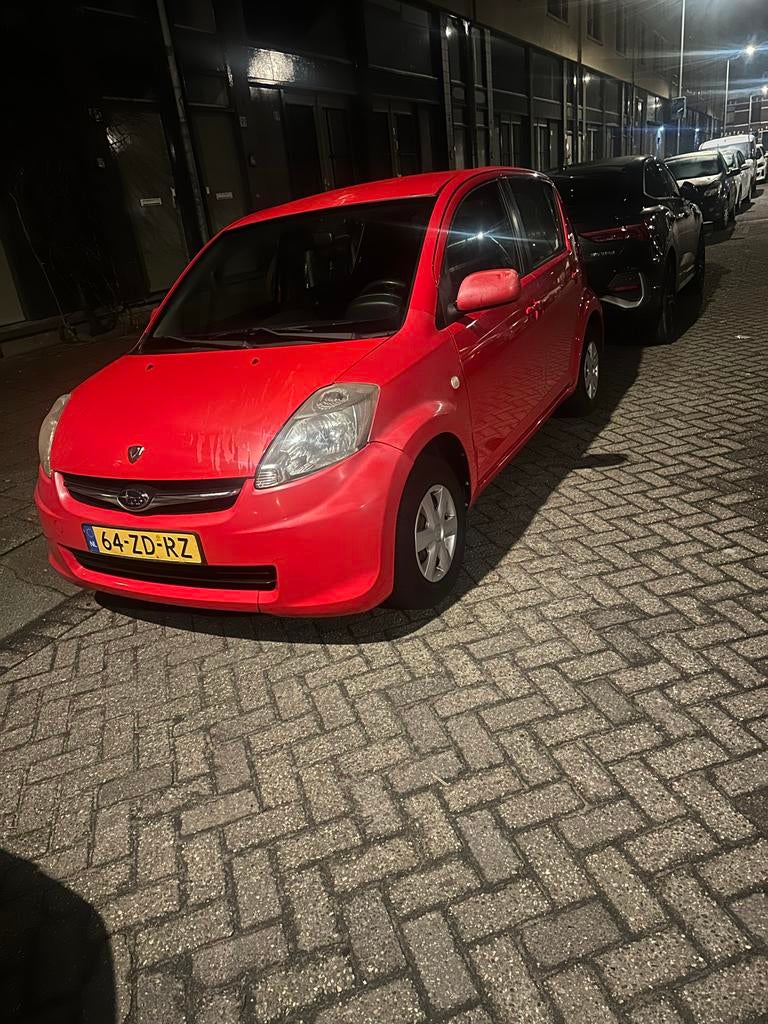 Subaru Justy 1.0 2008 Rood, Auto's, Voorwielaandrijving, Justy, Android Auto, Handgeschakeld
