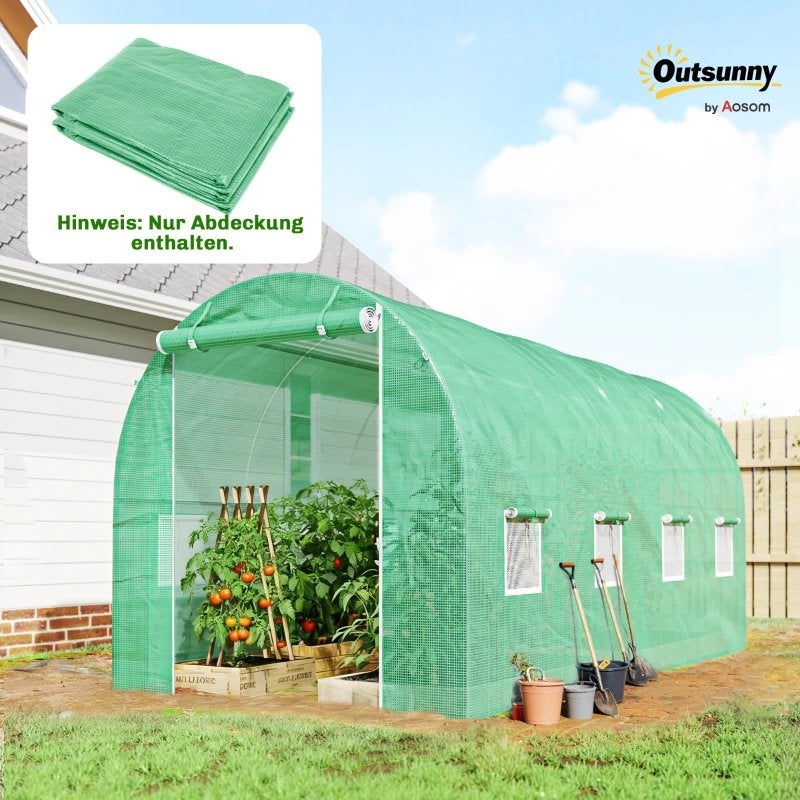 Outsunny Kasfolie 4x2m - Waterdichte Tuinfolie met UV-besche, Ophalen, Nieuw