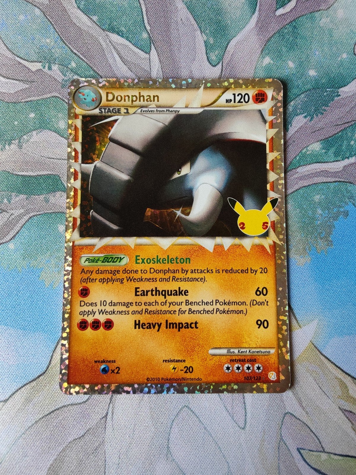 Pokemon celebrations donphan 107/123, Ophalen of Verzenden, Nieuw, Losse kaart, Foil