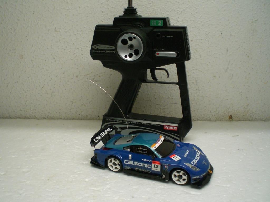 KYOSHO Mini-Z Nissan 350Z Calsonic ImpulZ 2007 RTR ZELDZAAM, Hobby en Vrije tijd, Modelbouw | Radiografisch | Auto's, Elektro