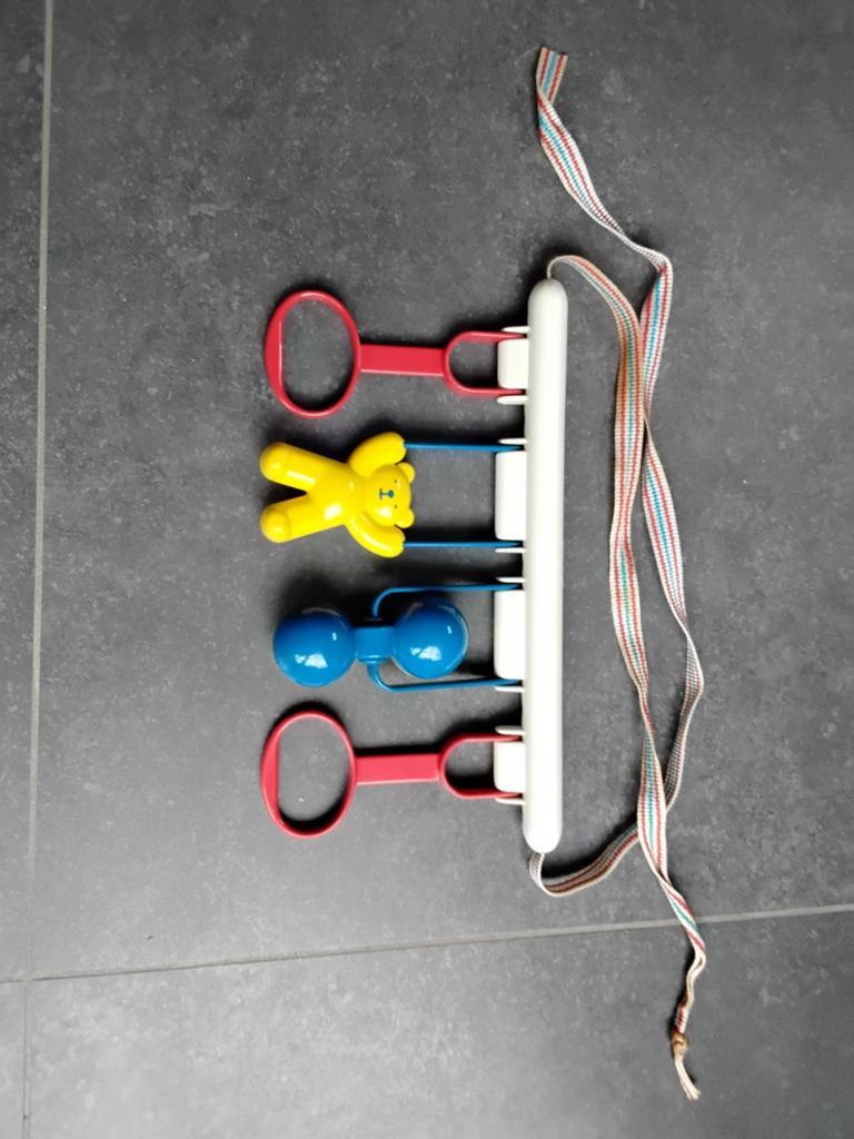 Vintage Babygym / Speelmobiel met rammelaars, Kinderen en Baby's, Speelgoed | Babyspeelgoed, Ophalen of Verzenden, Gebruikt, Babygym