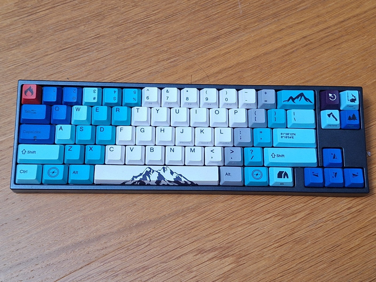 Varmilo x Ducky Miya68-MAC mechanisch toetsenbord, Computers en Software, Toetsenborden, Gebruikt, MIYA, Verzenden, Qwerty