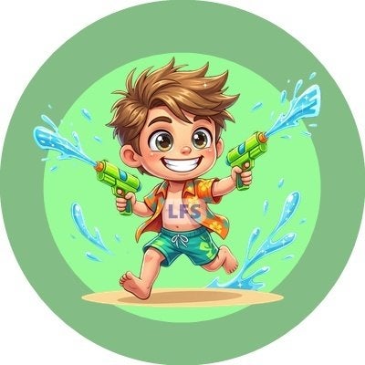 L2945 icing frosting jongen zomer 20cm eetbare taart print, Ophalen of Verzenden, Nieuw, Taarten, Versiering