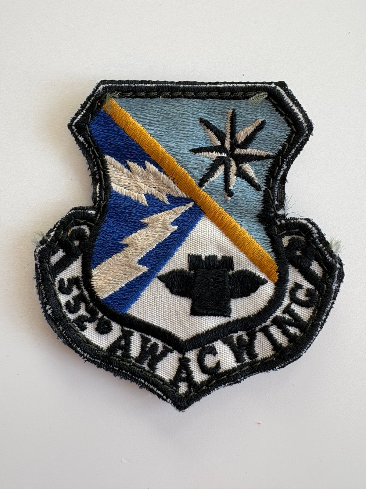 USAF 552d AWAC WING patch, Ophalen of Verzenden, Luchtmacht, Nederland, Embleem of Badge