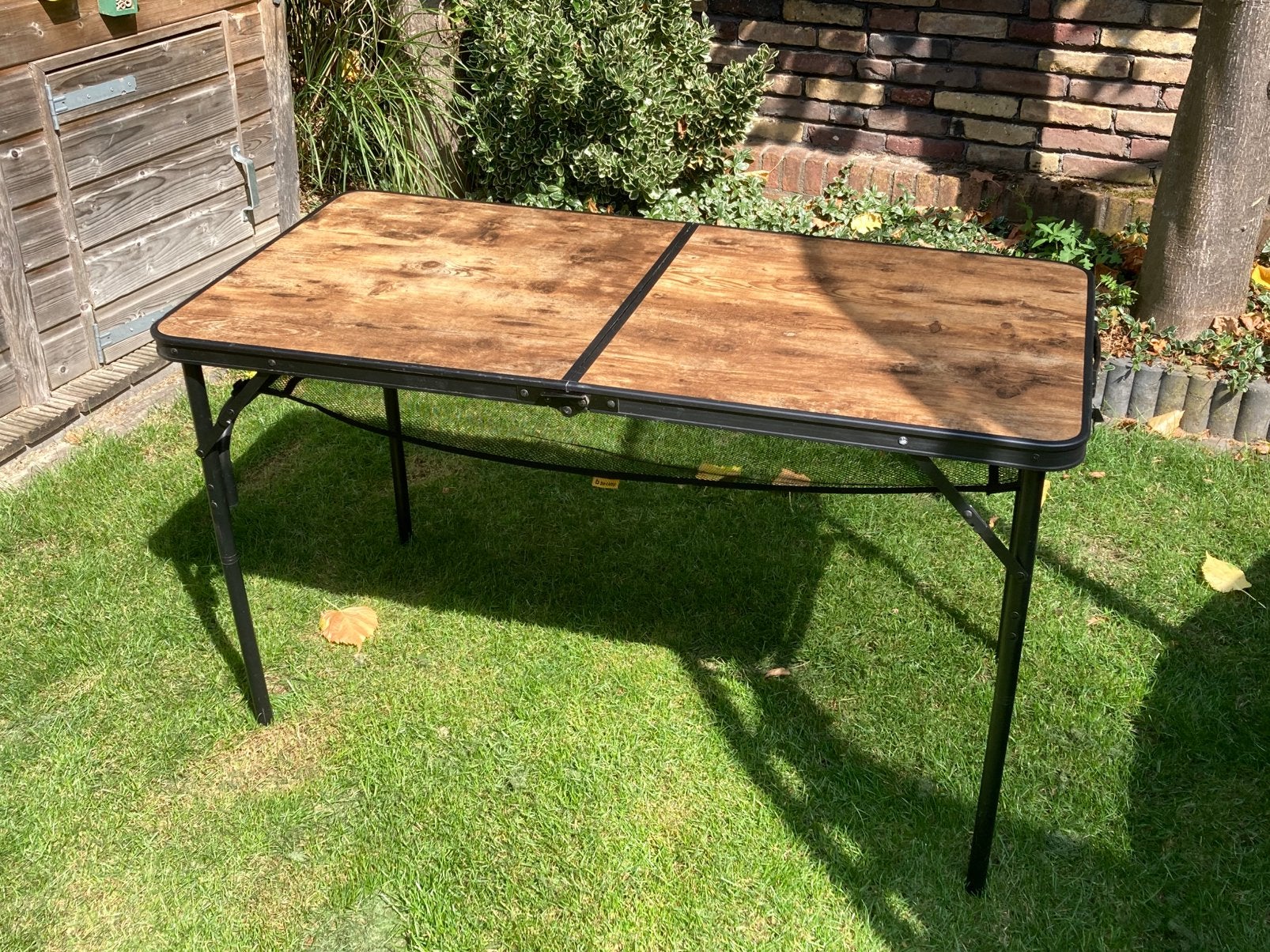 Bo-Camp Industrial Greene 120 x 60 campingtafel inklapbaar, Ophalen, Zo goed als nieuw, Campingtafel