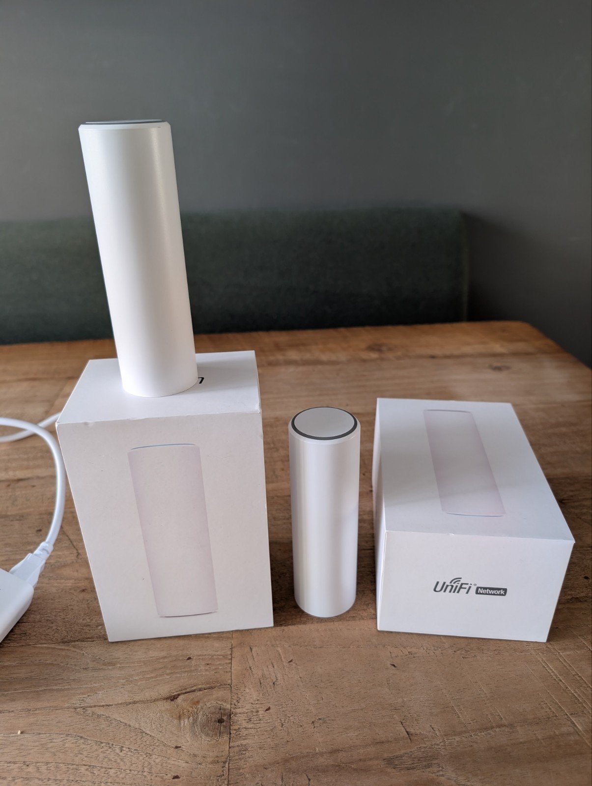 2x Ubiquiti UniFi UAP-FlexHD Access Point (incl. PoE), Computers en Software, Ophalen, Zo goed als nieuw, Router, Ubiquiti UniFi