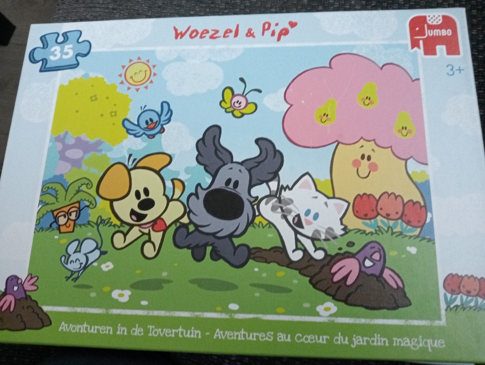 Woezel en Pip puzzel 35 stukjes compleet, Ophalen, 10 tot 50 stukjes, Zo goed als nieuw, 2 tot 4 jaar