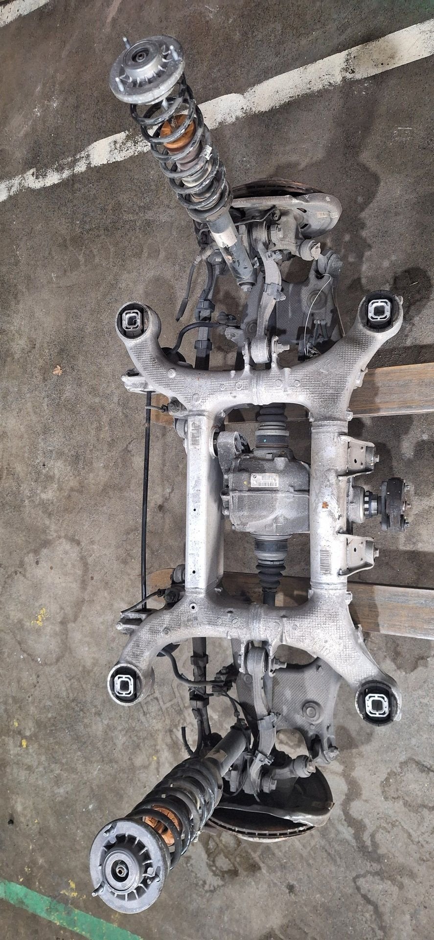 Complete Achteras Subframe BMW 5-Serie F10 F11 Differentieel, Gebruikt, -, -, Ophalen of Verzenden