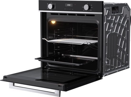 ETNA inbouw oven OM272ZT - Multifuntioneel - Zwart, Vissersweg 39 3921 DA Elst UT, Oven, Hete lucht, Nieuw