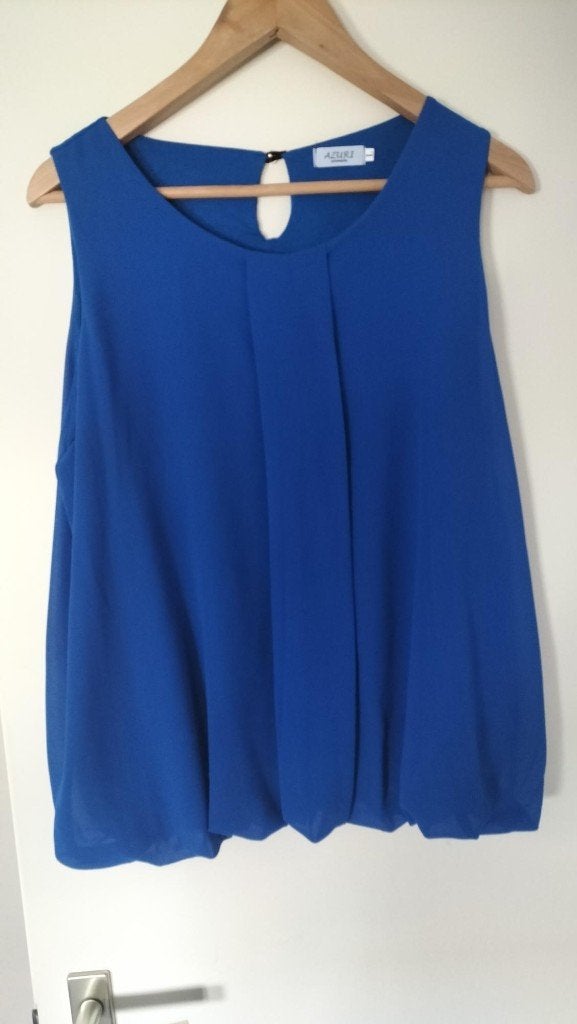 Dames top kobalt blauw, Azzurro, Blauw, Maat 42/44 (L), Ophalen of Verzenden