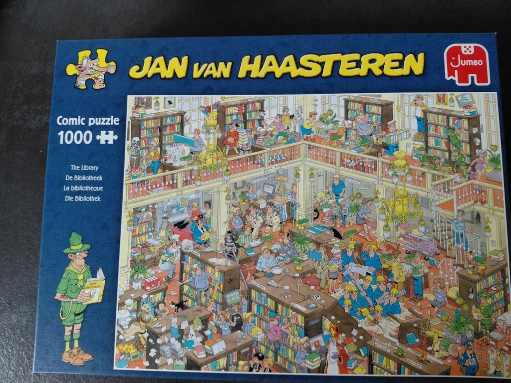 De Bibliotheek, Ophalen of Verzenden, 500 t/m 1500 stukjes, Zo goed als nieuw, Legpuzzel