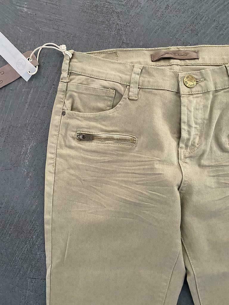 F460 Nieuw jeans Jade Twelve mt. 27=XS=34 broek beige, Jade Twelve, Overige kleuren, Nieuw, Ophalen of Verzenden