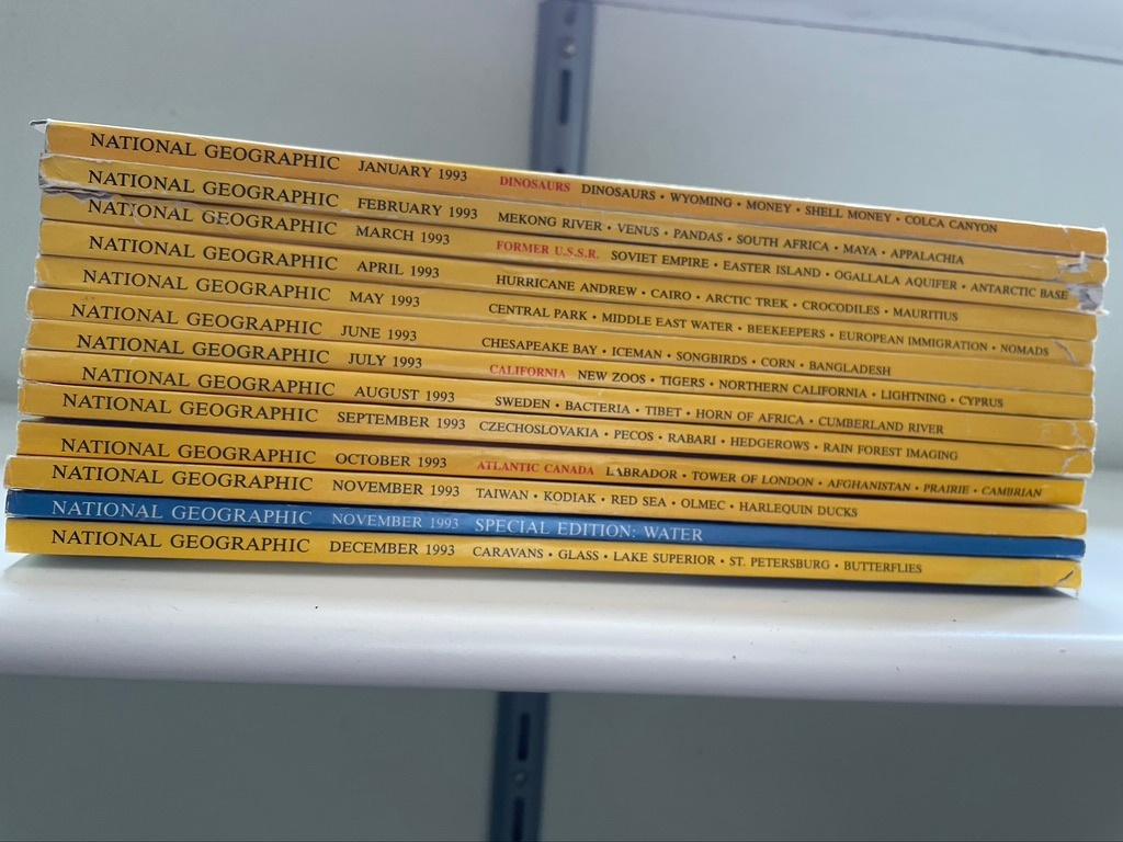 National Geographic Magazine jaargang 1993, Ophalen of Verzenden, Nieuw, Wetenschap en Natuur