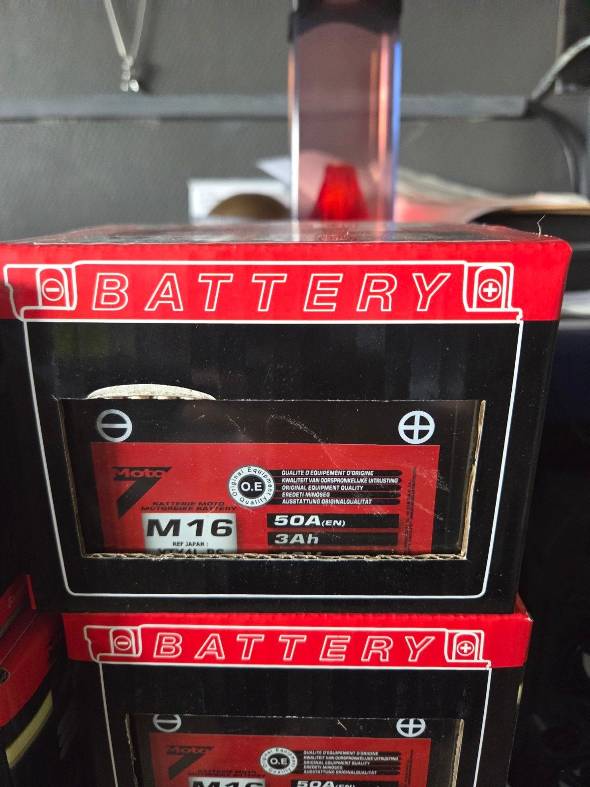 Nieuwe Moto M16 Motoraccu 12V 3Ah YTX4L-BS, Ophalen, Nieuw