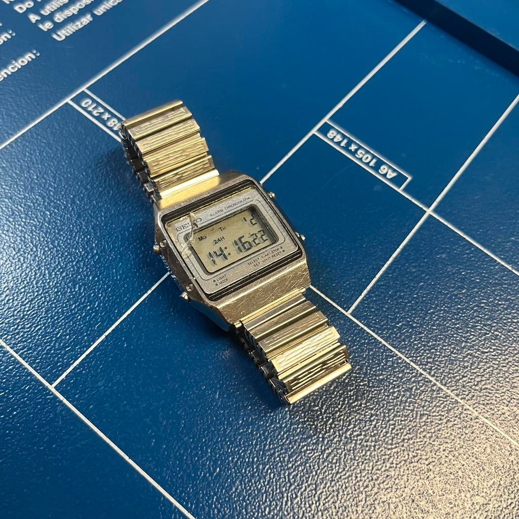Seiko Vintage Digitaal Horloge A914-5A39 A0, Sieraden, Tassen en Uiterlijk, Horloges | Dames, Gebruikt, Staal, //, Polshorloge
