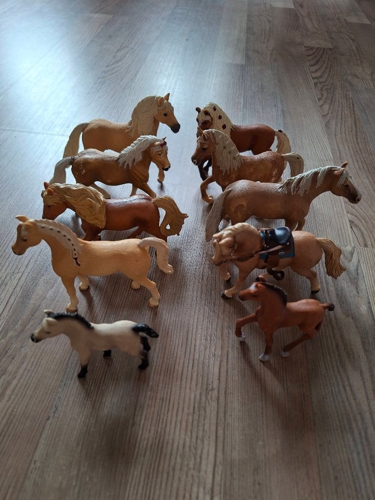 Schleich paarden, Ophalen of Verzenden, Gebruikt