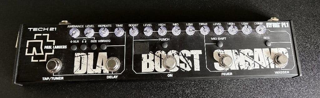 Tech 21 Paul Landers Signature Fly Rig PL1 (Rammstein), Ophalen of Verzenden, Zo goed als nieuw, Delay of Echo