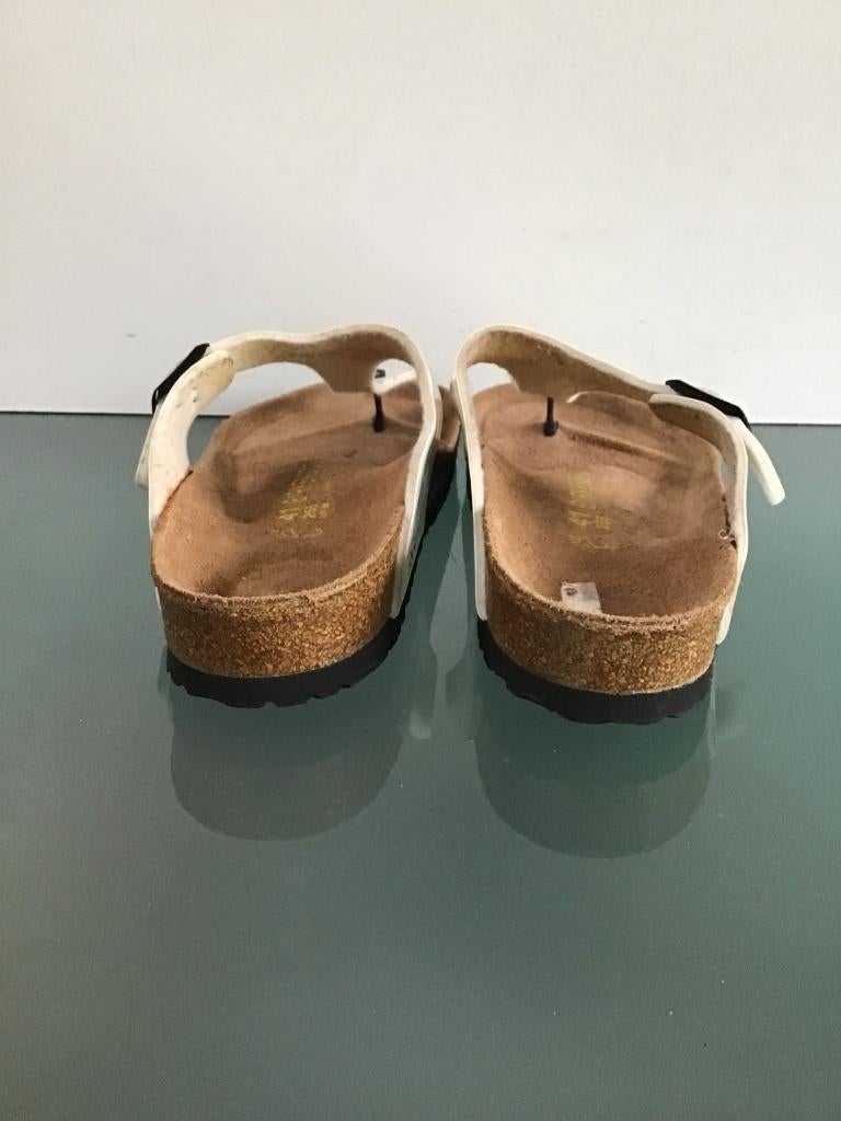Birkenstock Gizeh 41 | wit slippers | Gratis verzenden, Slippers, Verzenden, Wit, Nieuw