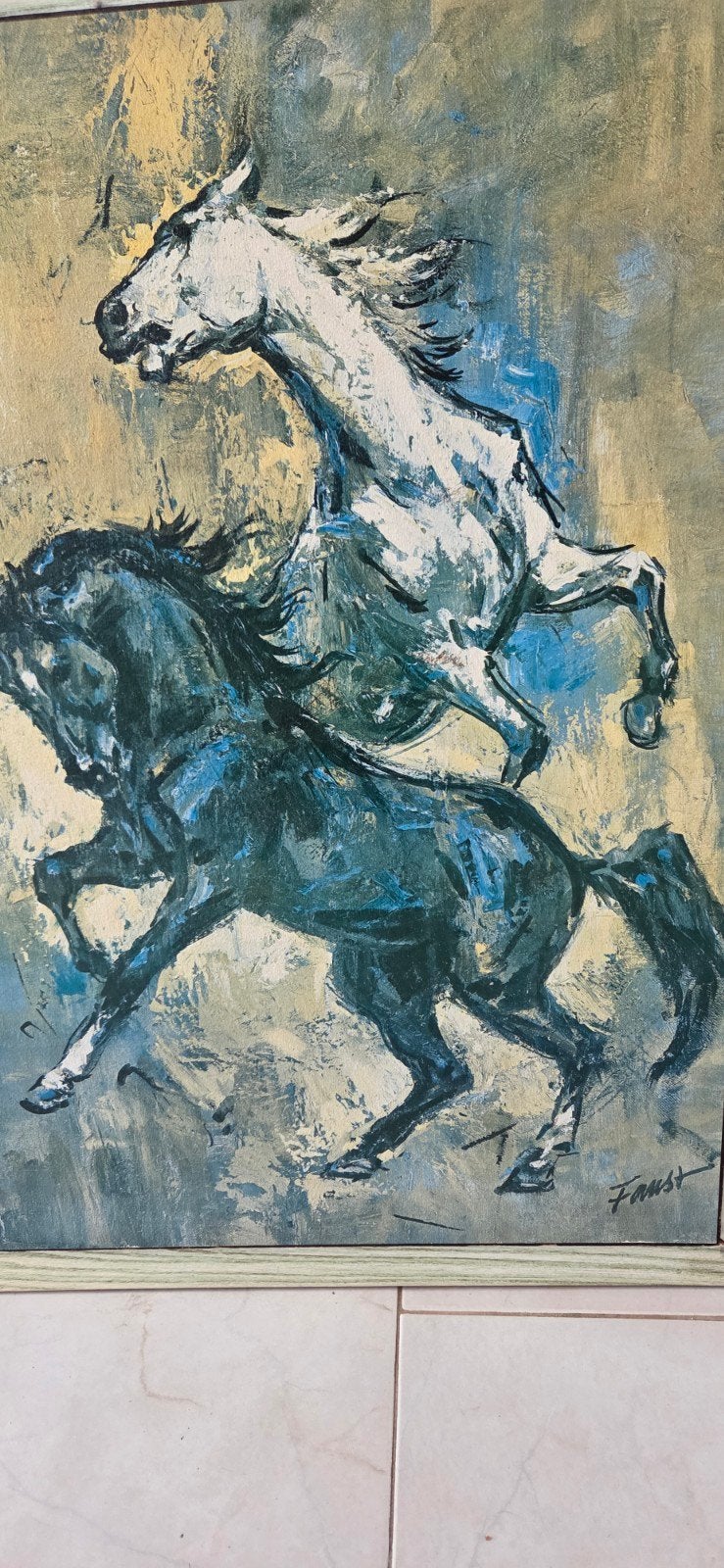 Schilderij Faust, Antiek en Kunst, Ophalen of Verzenden