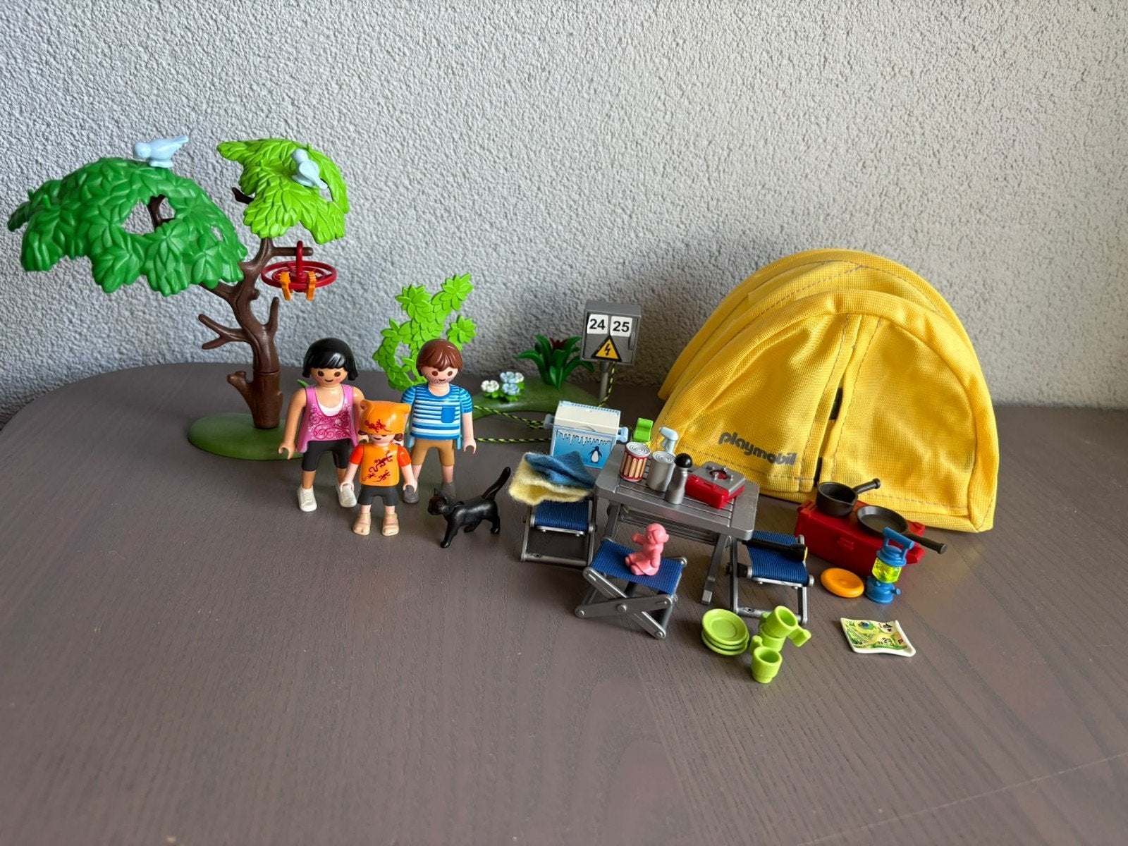 Playmobil 5435 - Kampeer vakantie met tent, Gebruikt, Complete set, Overige typen, Ophalen of Verzenden