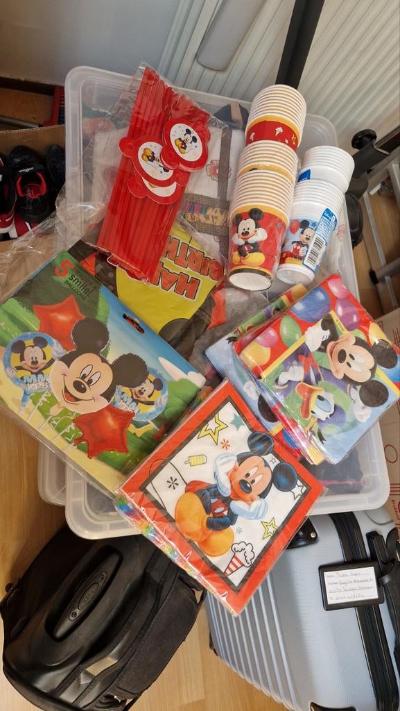 Mickey Mouse Feestartikelen Set - Verjaardag/Kinderfeest, Ophalen