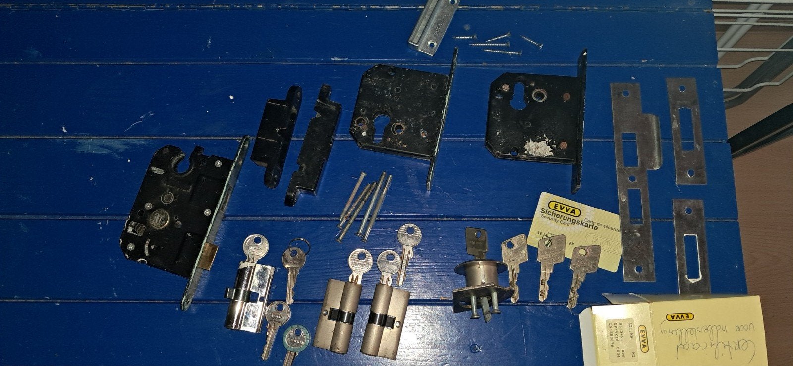 Cilinders, divers, Ophalen, Gebruikt, Slot