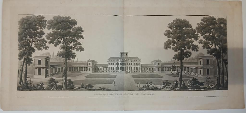 Baarn "MAISON DE PLAISSANCE DE SOESTDYK, PRES D'AMERSFORT.", Antiek en Kunst, Ophalen of Verzenden
