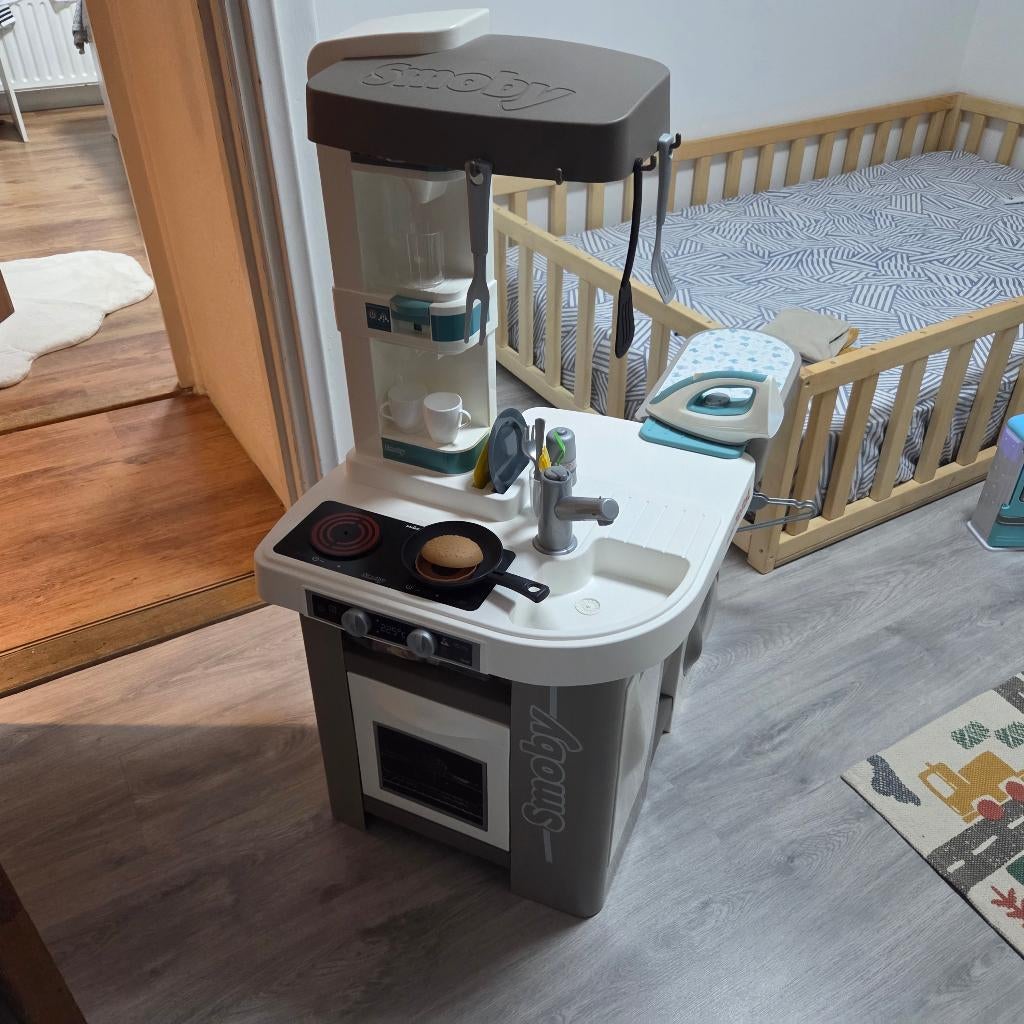 Smoby Tefal Speelkeuken, Kitchen, Ophalen, Zo goed als nieuw, Kunststof, Speelkeuken
