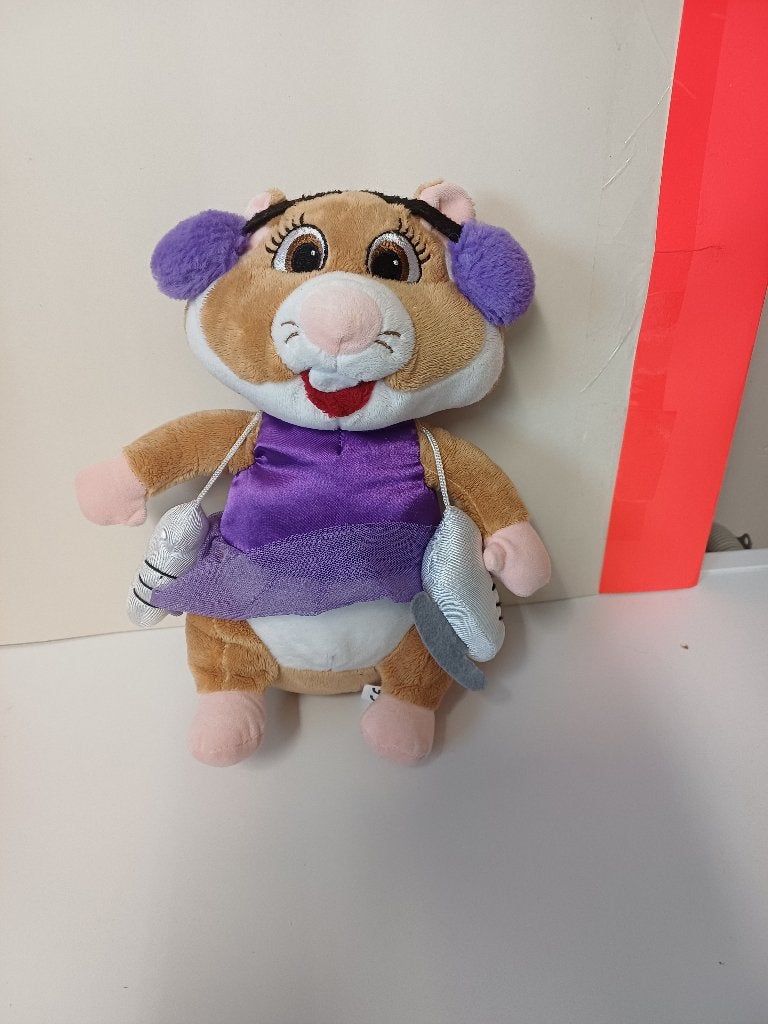 Albert Heijn / AH - Hamster Knuffel - Kunstschaatster, Albert Heijn, Ophalen of Verzenden