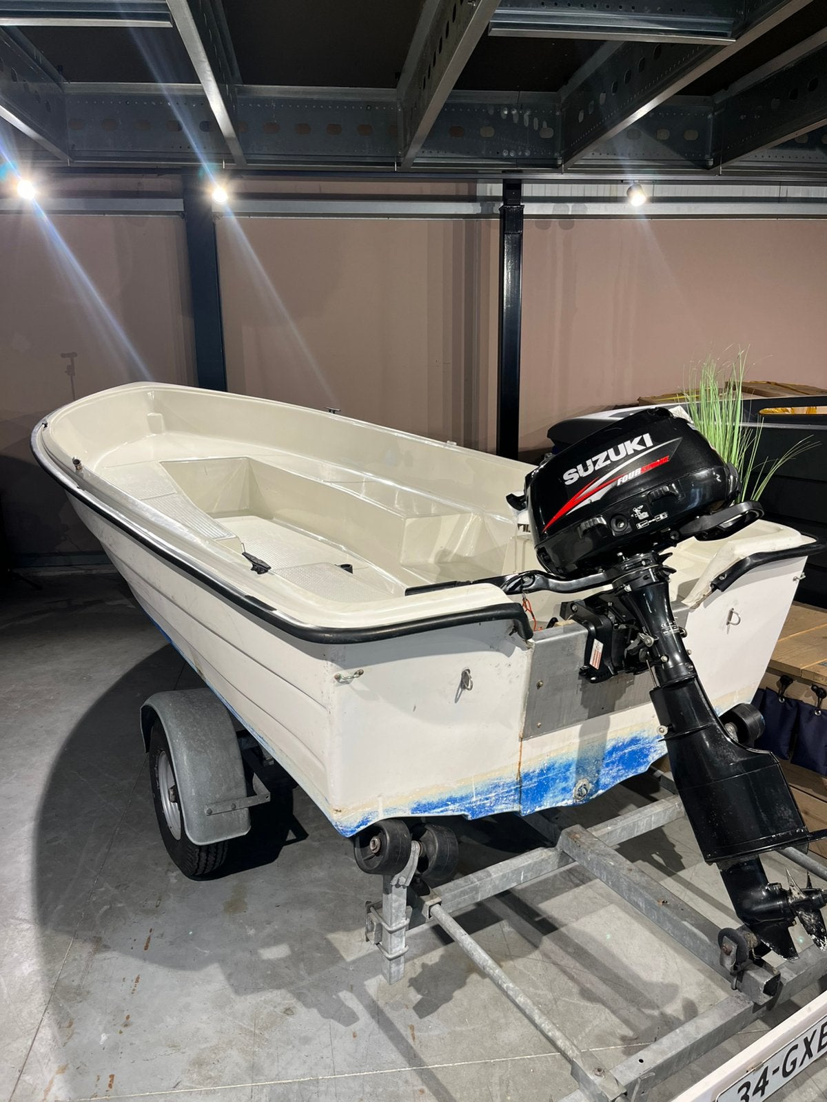Verano 420 met 4 pk suzuki, trailer en zeil, Ophalen of Verzenden, Zo goed als nieuw, Benzine