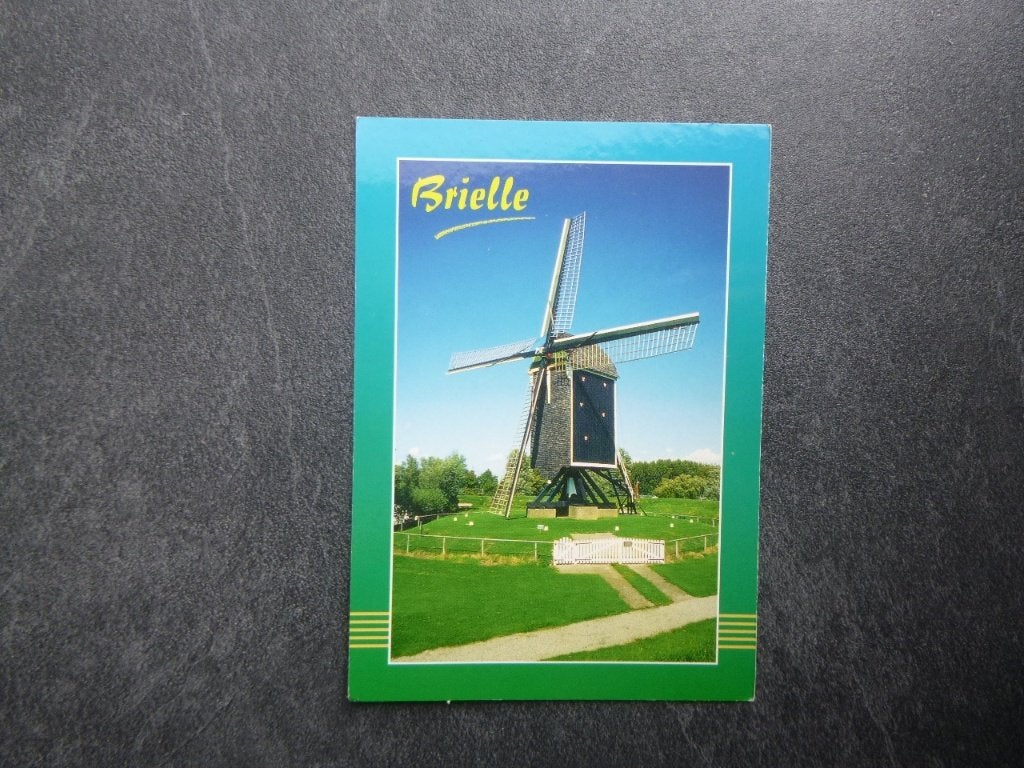 Brielle, standaard molen 't Vliegend Hert, Verzenden, 1980 tot heden, Gelopen, Zuid-Holland