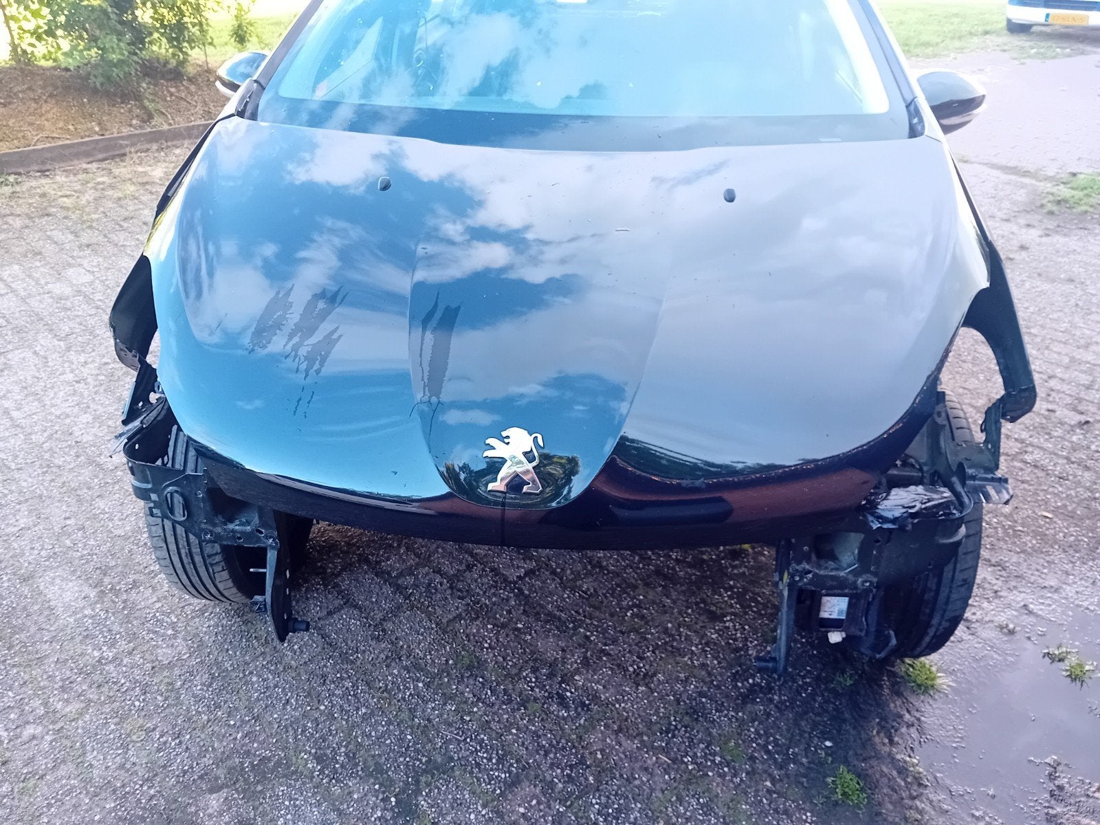 Motorkap Peugeot 208 KTV/KTVD - Zwart, Auto-onderdelen, Gebruikt, Voor, Ophalen of Verzenden, Motorkap