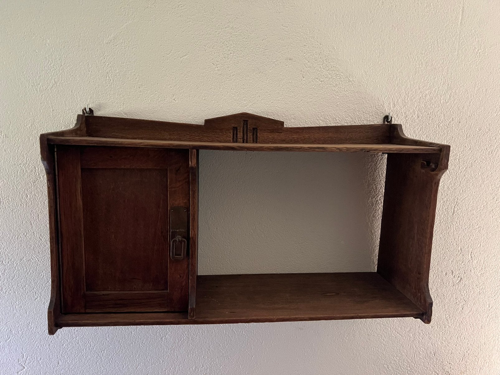 Antiek vintage wandkastje, Antiek en Kunst, Antiek | Meubels | Kasten, Ophalen