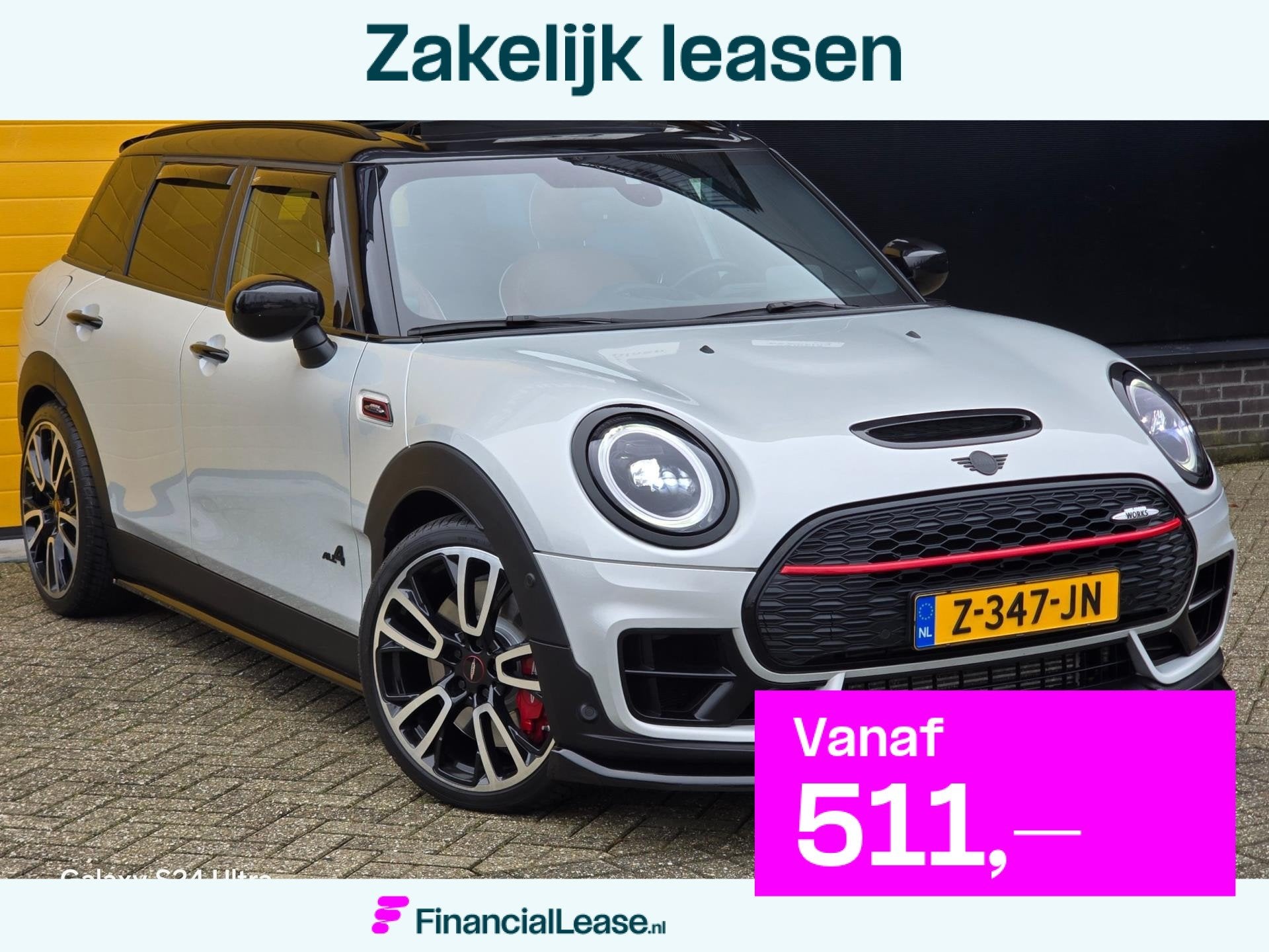Mini Mini Clubman 2.0 JCW ALL4 Thunder Pack / 306 PK / AUT /, Automaat, 15 km/l, Gebruikt, 4 cilinders