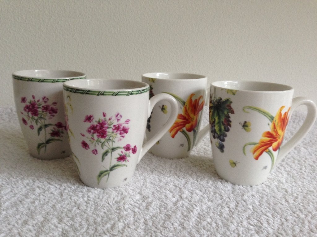 🌻4 Janneke Brinkman Koffie Mokken *Seasons & September*., Huis en Inrichting, Overige merken, Ophalen of Verzenden, Zo goed als nieuw