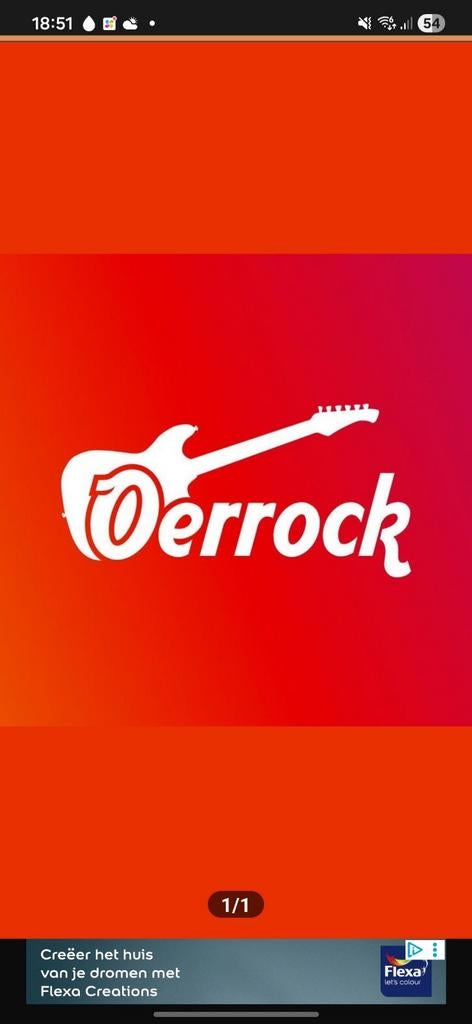 Oerrock Festival zaterdag ticket, Tickets en Kaartjes, Eén persoon