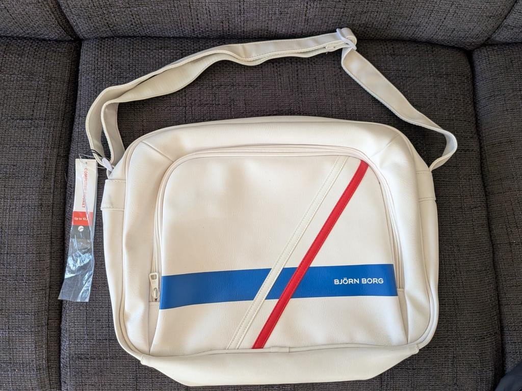 Laptoptas Björn Borg - nieuw, Sieraden, Tassen en Uiterlijk, Tassen | Schoudertassen, Ophalen of Verzenden, Nieuw, Wit, Björn Borg