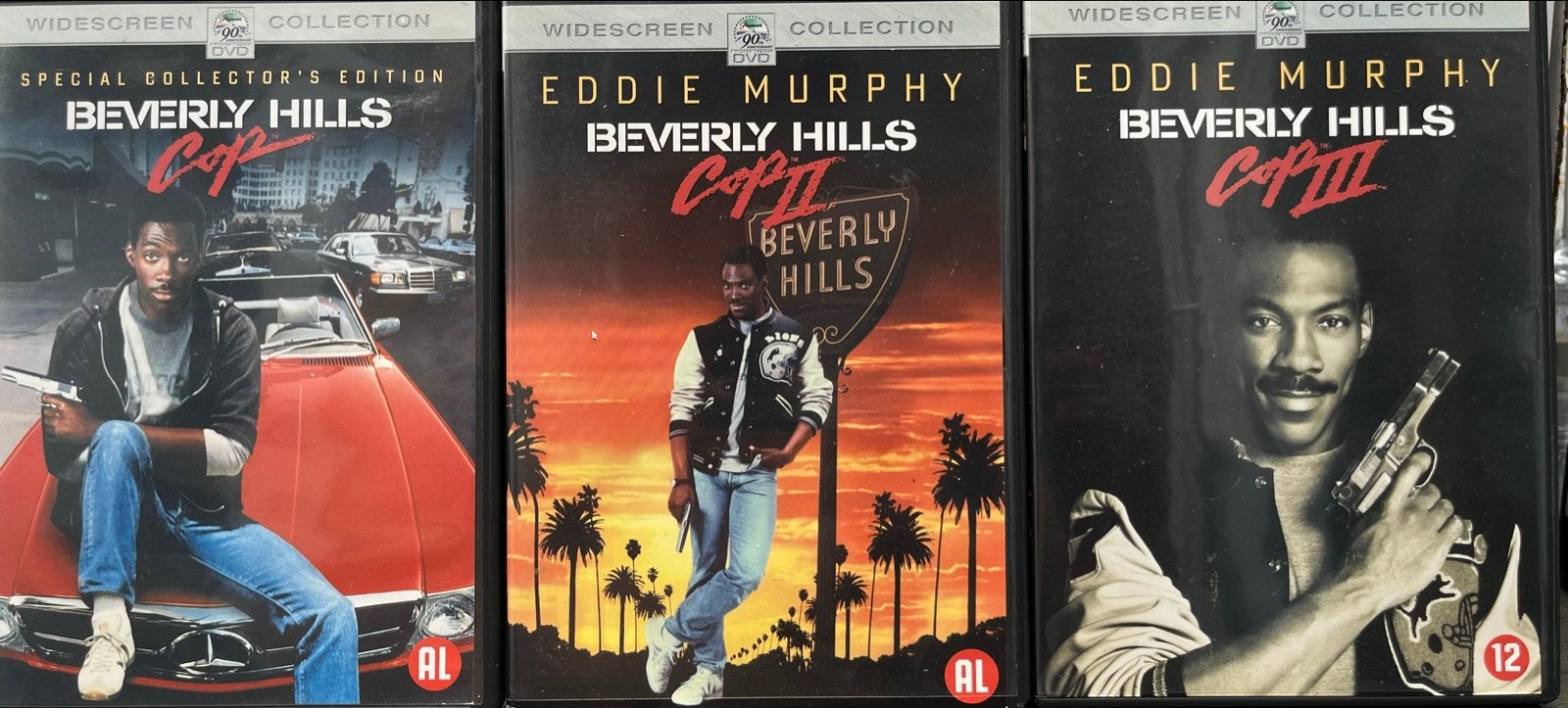 Beverly Hills Cop 1, 2 & 3 DVD Collectie - Eddie Murphy, Engels, Nederlands, Actiethriller, Ophalen of Verzenden