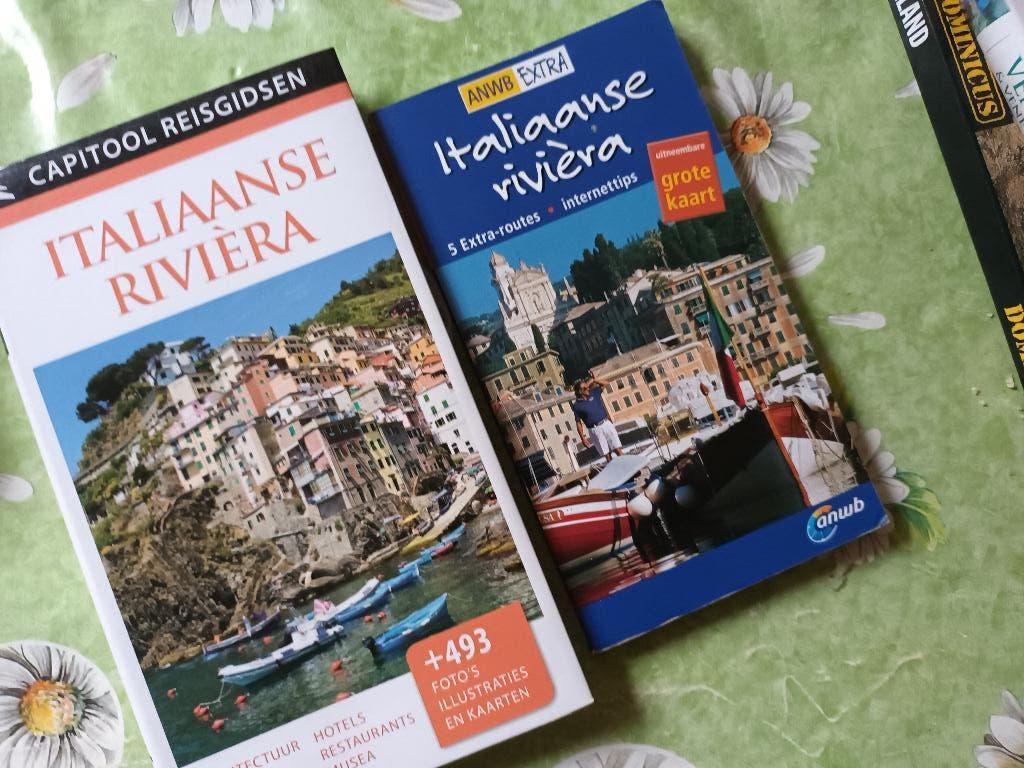 2 reisgidsen Italiaanse Riviera Italie Capitool ANWB Genua, Boeken, Capitool, Europa, Ophalen of Verzenden, Reisgids of -boek