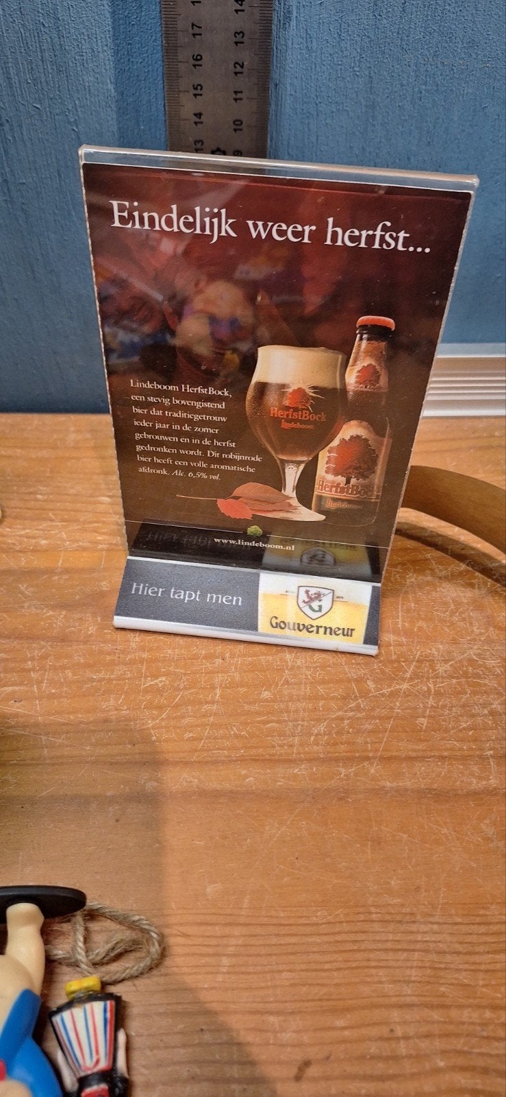 Gouverneur bier tafelstandaard herfstbok  (121125), Ophalen of Verzenden, Zo goed als nieuw, Overige merken